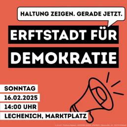 Demoaufruf Erftstadt für Demokratie