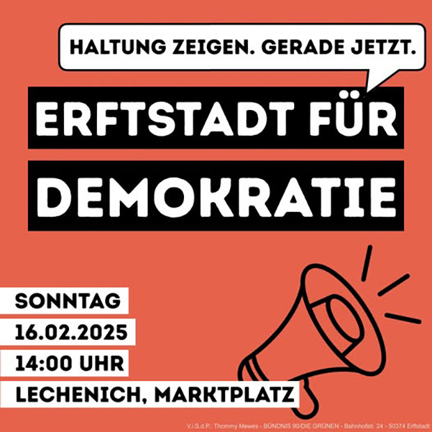 Demoaufruf Erftstadt für Demokratie